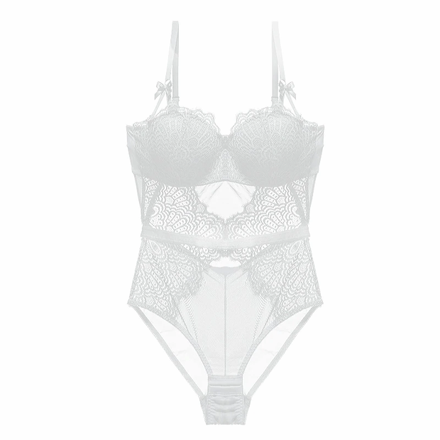 Lingerie Lace Push Up Bra Bow