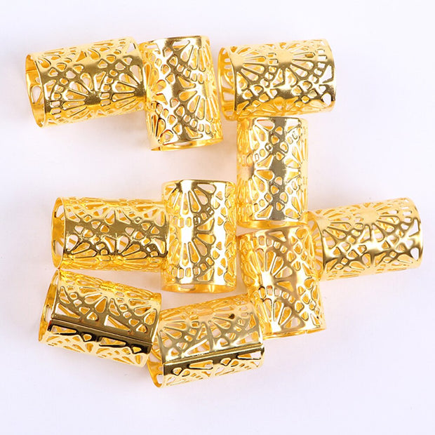 10pcs Adjustable Clip  Mini Braid Hair Extension Ring