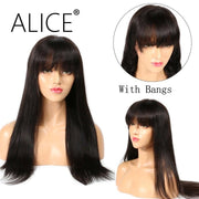Silky Straight 360 Lace Frontal Wig Brazilian