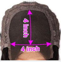 Thumbnail for Short Bob Straight 4X4 Lace Closure Wigs PrePlucked Baby Hair