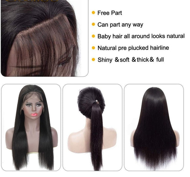 Remy Brazilian Human Hair Lace Wig