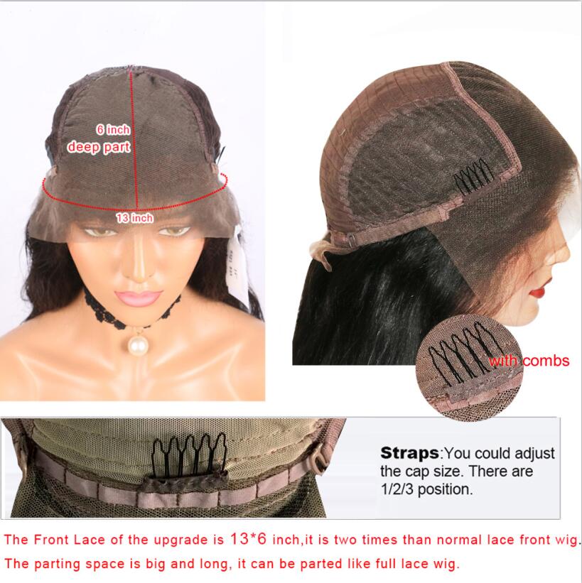 Natural Wave Silk Base Full Lace Human Hair Wigs With Baby Hair