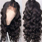 Loose Wave Transparent Lace Front Wig Brazilian Human Hair