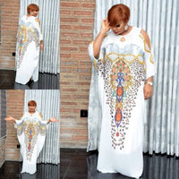 Thumbnail for Print Traditional Maxi Dashiki African Dress