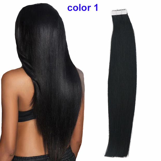 Tape in Human Hair Extensions 100% Real Remy Human Hair Extensions