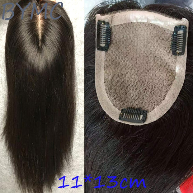 5*8 Toupee Hair for Women Hair Topper Human Hair Clip