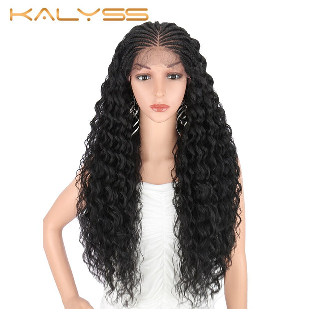 Kalyss 28 Inches Hand Braided Wigs