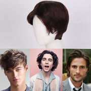 Man’s Wig Hair Topper Top Toupee 100%