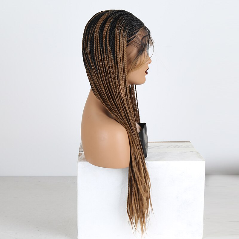 Two Tone Braided Box Braids Wigs for Women