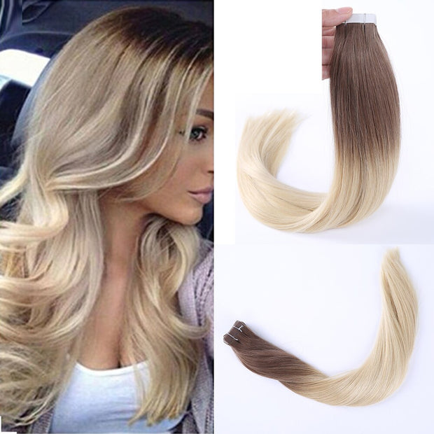 Tape in Human Hair Extensions 100% Real Remy Human Hair Extensions