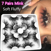 3D Mink False Eyelashes Dramatic Long Wispies