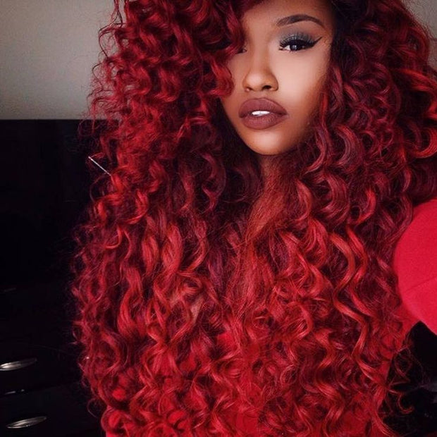 Red Curly extensions