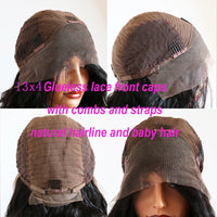 Thumbnail for Wavy Peruvian Ombre Blonde 360 Frontal Human Hair Wig With Baby Hair
