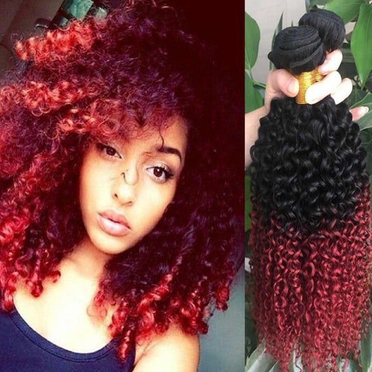 Two tone Curly Extensions