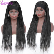 Headband Box Braids Wig