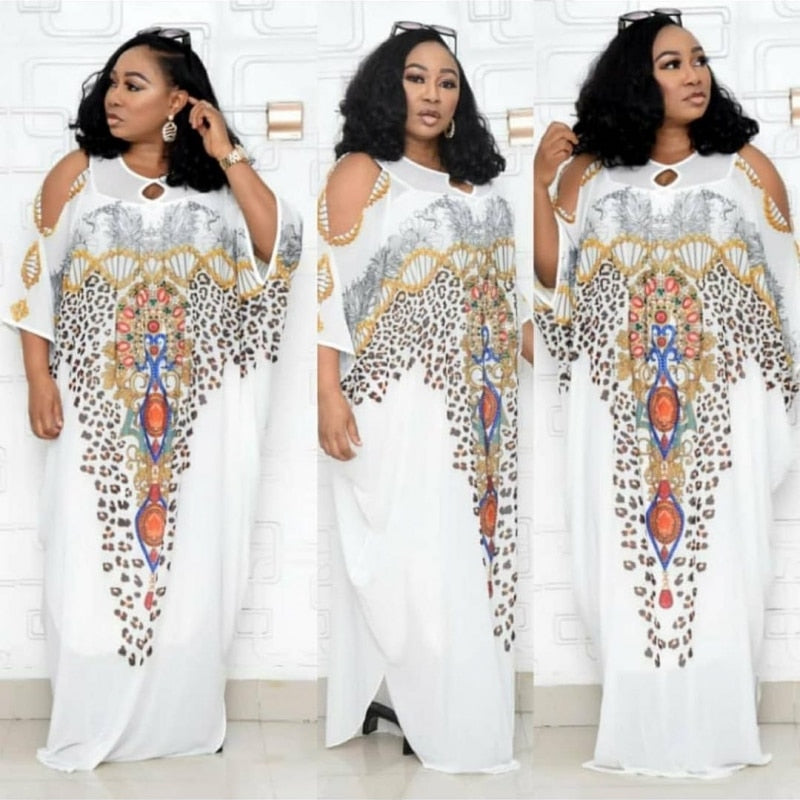 Print Traditional Maxi Dashiki African Dress