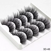 5/8 Pairs 3D Mink Lashes Natural False Eyelashes