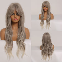 Thumbnail for Ombre Light Ash Brown Blonde Wavy
