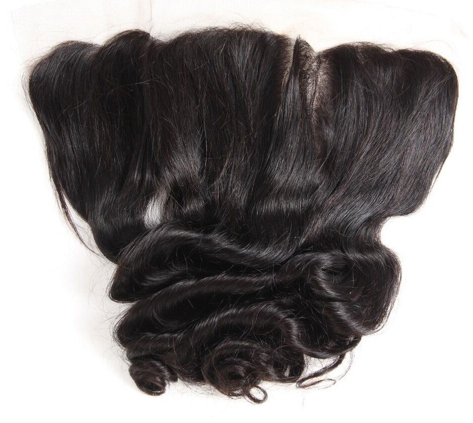 Peruvian Loose Wave Hair Bundles With Frontal