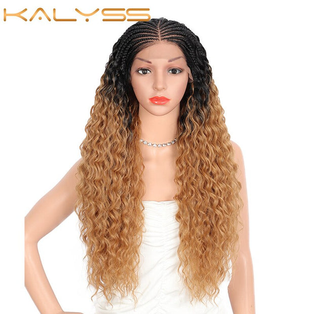 28 Inches Braided Wigs for Black Women