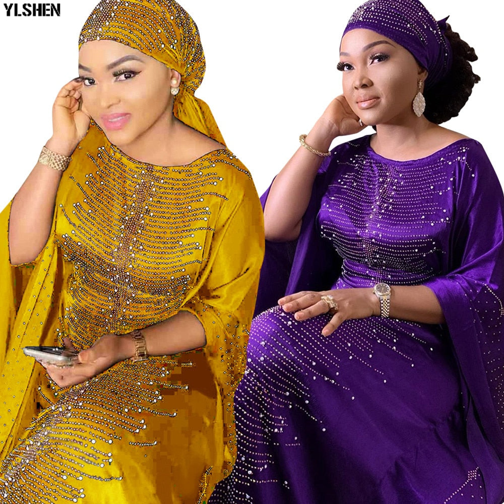 5 Colors African Dresses for Women Plus Size Dashiki