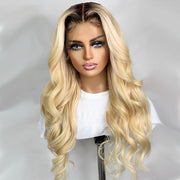 Body Wave Blonde Wig Brazilian Remy Human Hair