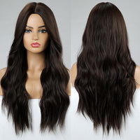 Thumbnail for Ombre Brown Wigs With Full Bangs