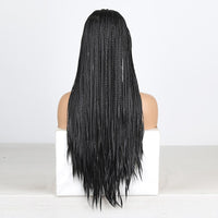 Thumbnail for Long Ash Blonde Braided Box Braids Wig