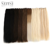 Remy Human Hair Extensions 20" 24" 100g/Pc Black Blonde Ombre Piano