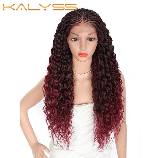 Kalyss 28 Inches Hand Braided Wigs