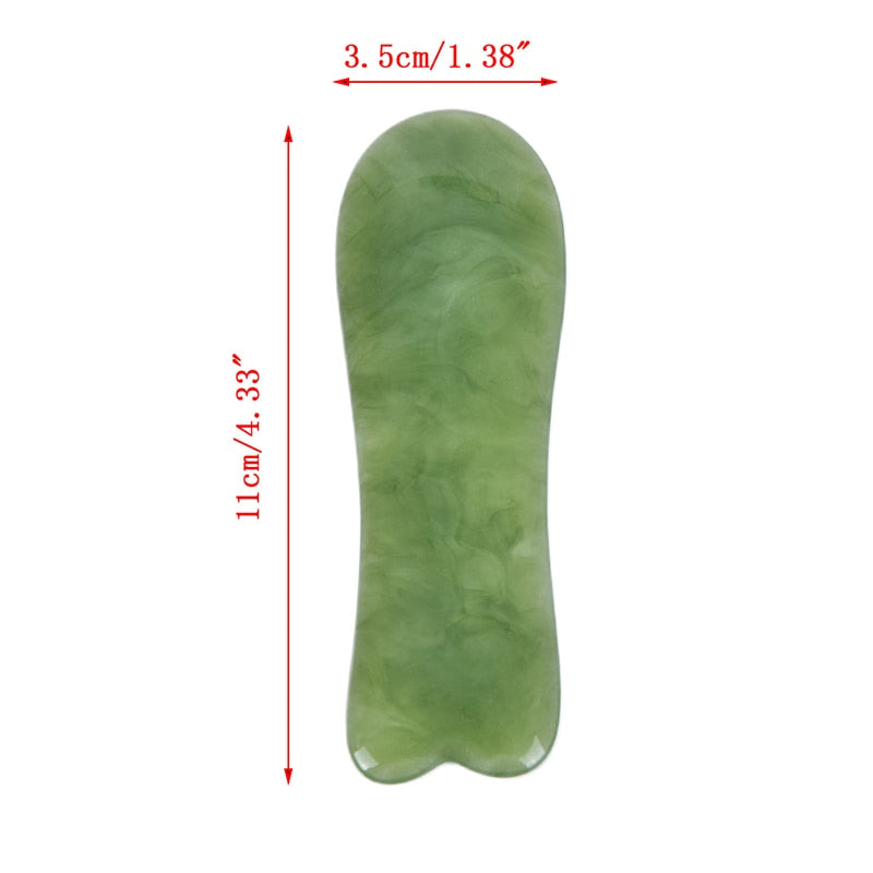 Portable Facial Massage Roller Natural Jade