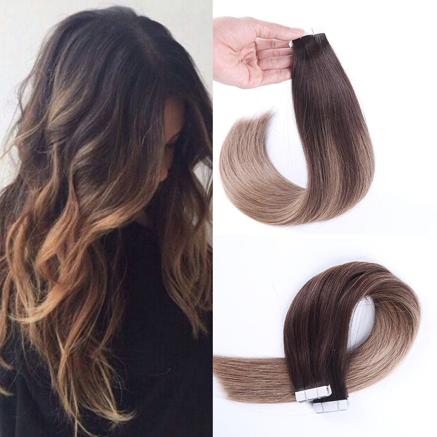 Tape in Human Hair Extensions 100% Real Remy Human Hair Extensions