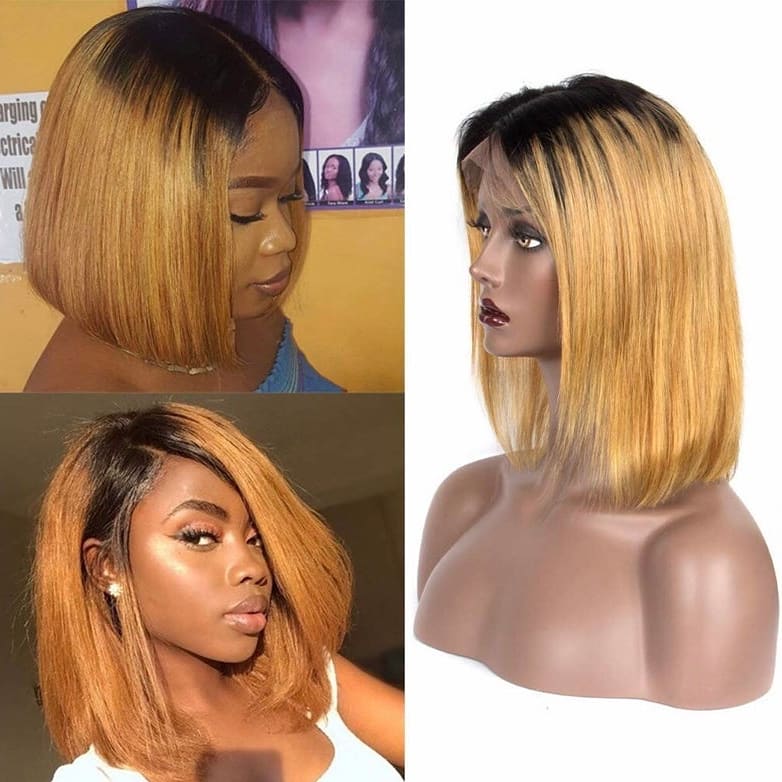 Ombre blonde wig