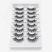 5/8 Pairs 3D Mink Lashes Natural False Eyelashes
