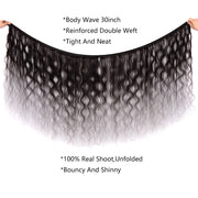 30 Inch Bundles With Closure Body Wave