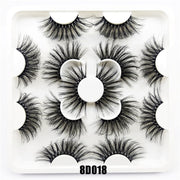 3D Mink False Eyelashes Dramatic Long Wispies