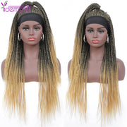 Headband Box Braids Wig