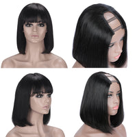 Thumbnail for Straight Bob  With Bang Brazilian Remy Human Hair