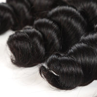 Thumbnail for Peruvian Loose Wave Hair Bundles With Frontal