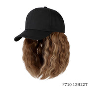 Short Wavy Baseball  Hat Wigs