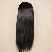 Thumbnail for Yaki Straight Lace Front Wigs Natural Color Synthetic