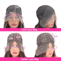 Thumbnail for Highlight Ombre Brown Lace Frontal Wig -  Remy Peruvian
