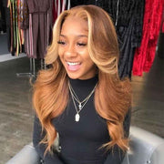 Honey Blonde Pre Plucked Full Lace Wig