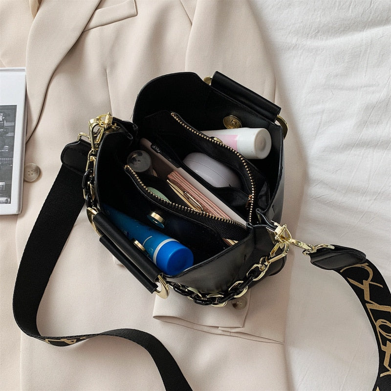 One-Shoulder Handbag  Quality  PU Leather
