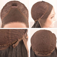 Thumbnail for Glueless Yaki Straight  Lace Front Wigs- Natural Color
