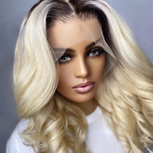 Body Wave Blonde Wig Brazilian Remy Human Hair