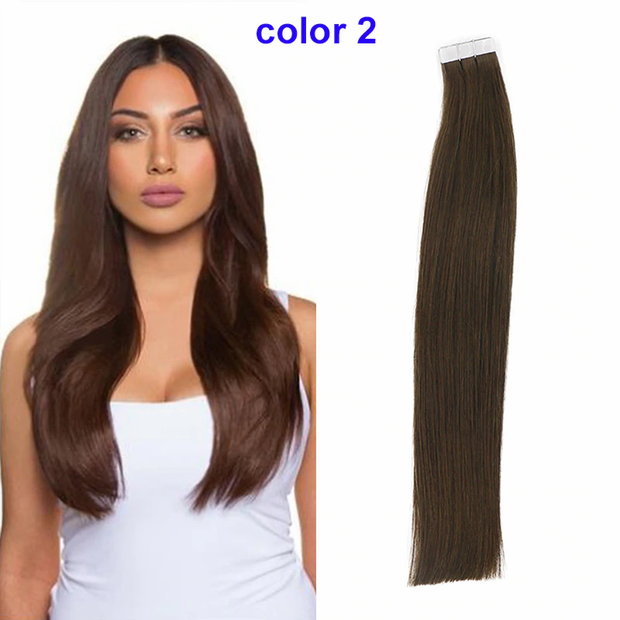 Tape in Human Hair Extensions 100% Real Remy Human Hair Extensions