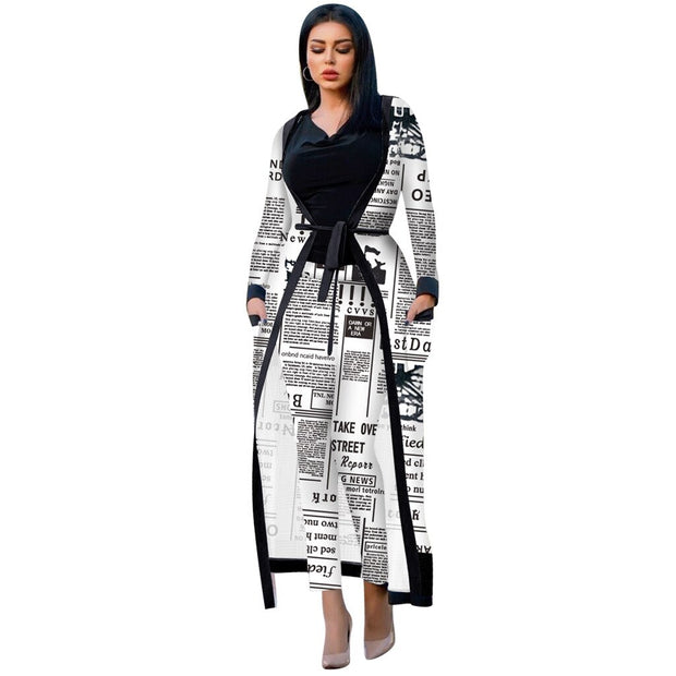 Print African Dresses for Women 2 Piece Set Dashiki