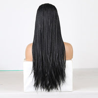 Thumbnail for Side Part Braided Box Braids Wig Long Black Hair