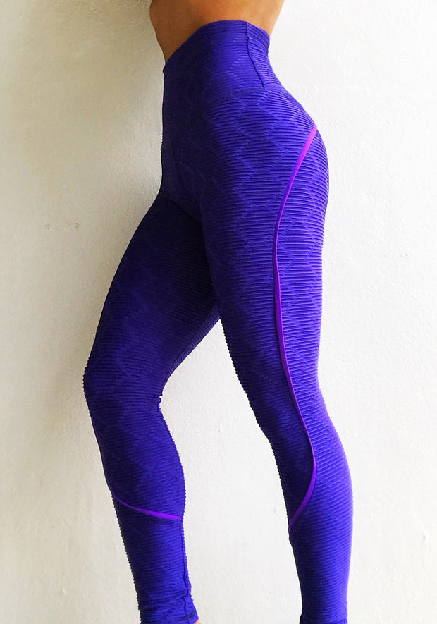 Push Up in Diamond Shape Texture Electric Blue